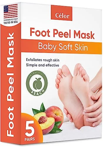 CÉLOR Foot Peel Mask with Aloe Vera - Rank 4 in Best Baby Foot Peel of 2025