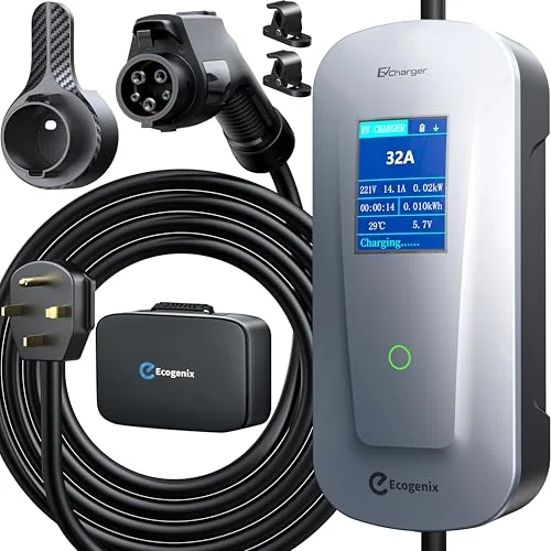 Ecogenix 2025 Level 2 EV Charger - Rank 10 in Best Chargepoint Home Flex Level 2 Ev Charger of 2025