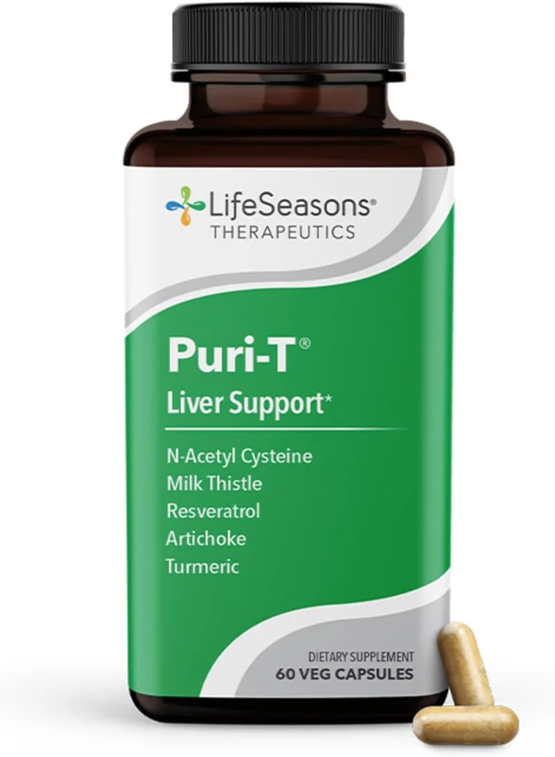 LifeSeasons Puri-T Liver Cleanse Detox Supplement - Rank 9 in Best Liver Supplement of 2025
