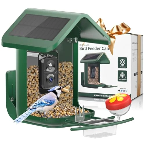 Viubird Solar Bird Feeder Camera - Rank 9 in Best Samrt Bird Feeder of 2025