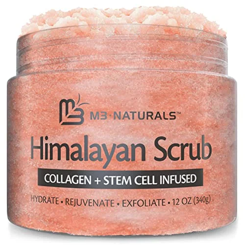Himalayan Salt Body Scrub with Collagen by M3 Naturals - Rank 9 in Best Chemical Exfoliant For Feet of 2025