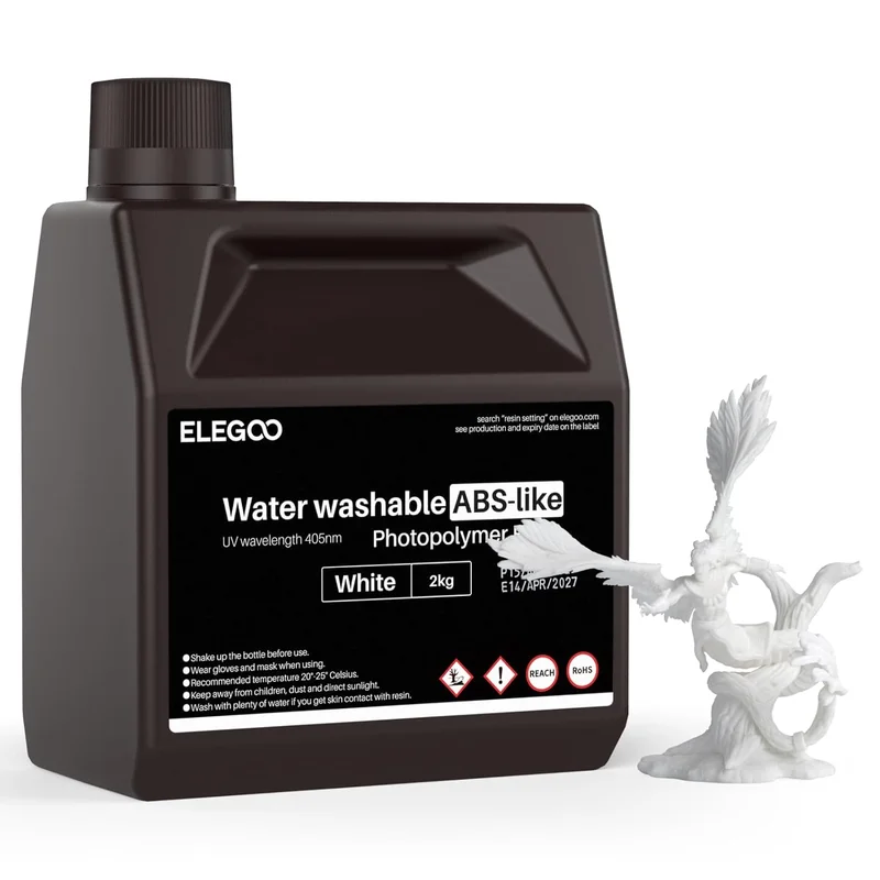 ELEGOO Water Washable ABS-Like 3D Resin - Rank 9 in Best Resin 3d Printer of 2025