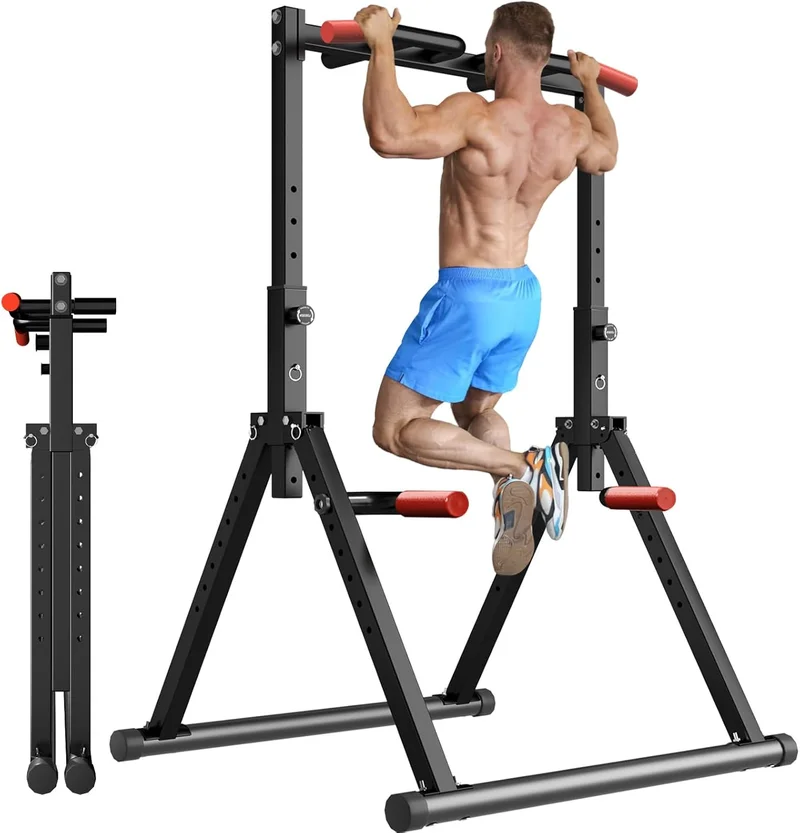WATBKHE Foldable Power Tower Pull Up Bar - Rank 9 in Best Pull Up Tower of 2025