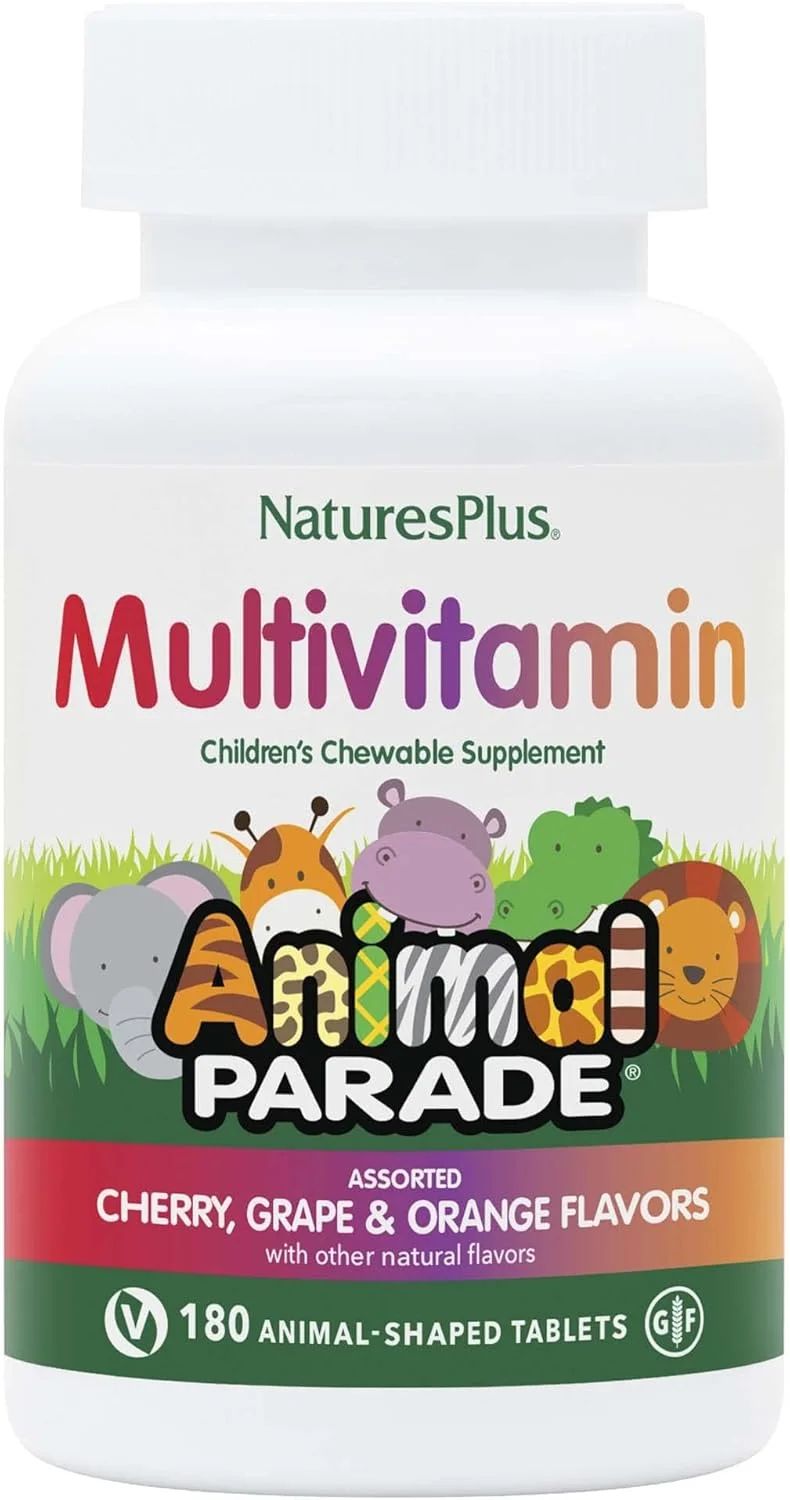 Natures Plus Animal Parade Kids Chewable Multivitamin - Rank 9 in Best Multivitamin For Kids of 2025