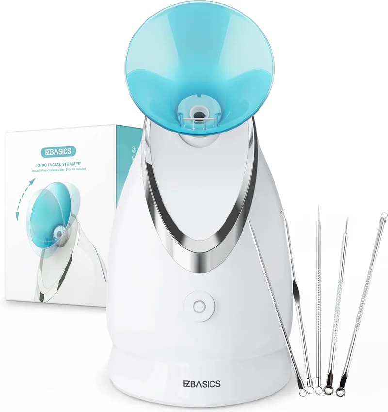 EZBASICS Ionic Facial Steamer and Skin Kit - Rank 2 in Best Facial Steamer of 2025