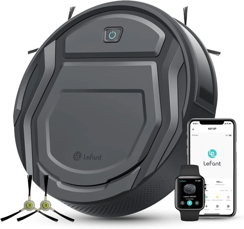 Lefant M210 Pro Robot Vacuum Cleaner - Rank 6 in Best Robot Vacuum of 2025