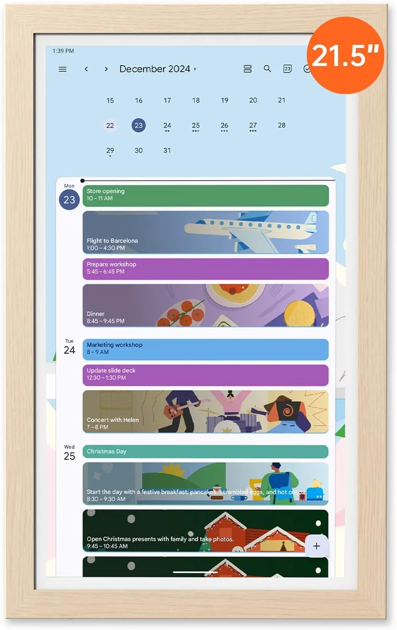 ApoloSign 21.5" Smart Touchscreen Calendar - Rank 3 in Best Skylight Calendar of 2025