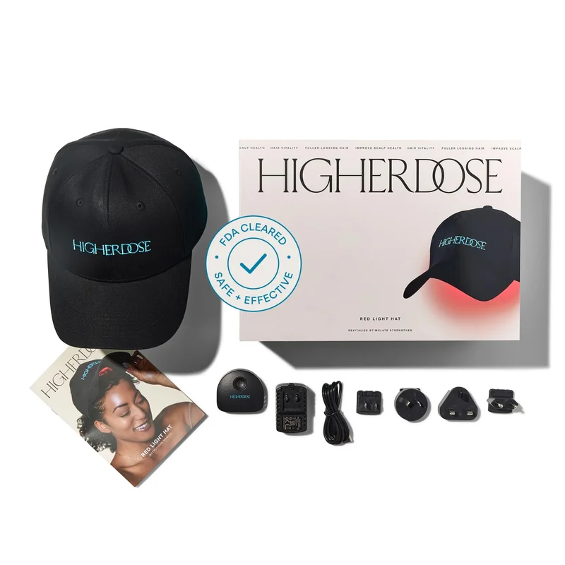 HigherDOSE Red Light Therapy Hat for Hair Growth - Rank 4 in Best Red Light Therapy Hair Growth of 2025