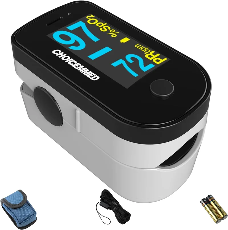 ChoiceMMed Dual Color OLED Pulse Oximeter - Rank 8 in Best Oximeter of 2025