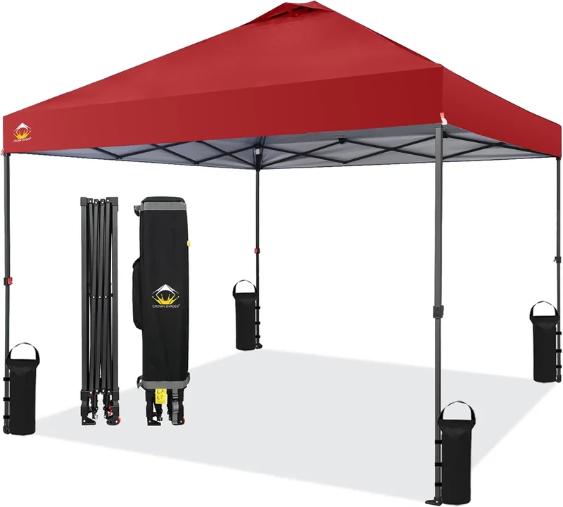 CROWN SHADES 10x10 Pop Up Canopy Tent - Rank 6 in Best Canopy of 2025