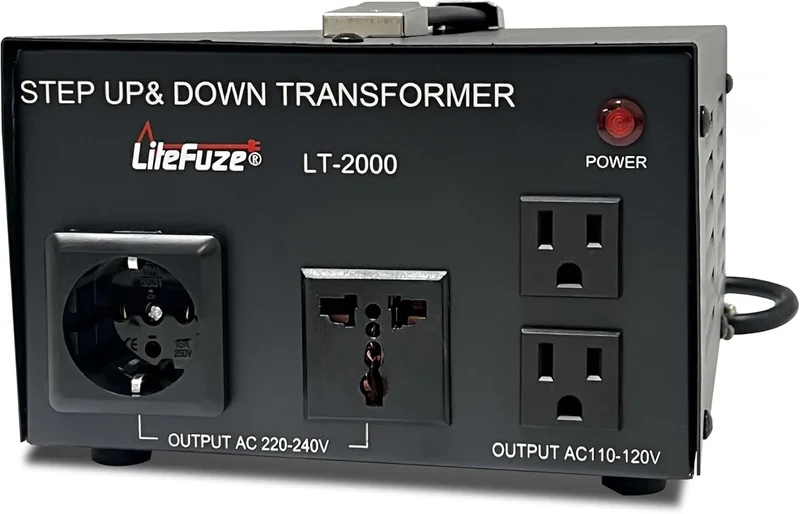 LiteFuze LT Series 2000 Watt Voltage Converter - Rank 5 in Best Voltage Converter of 2025