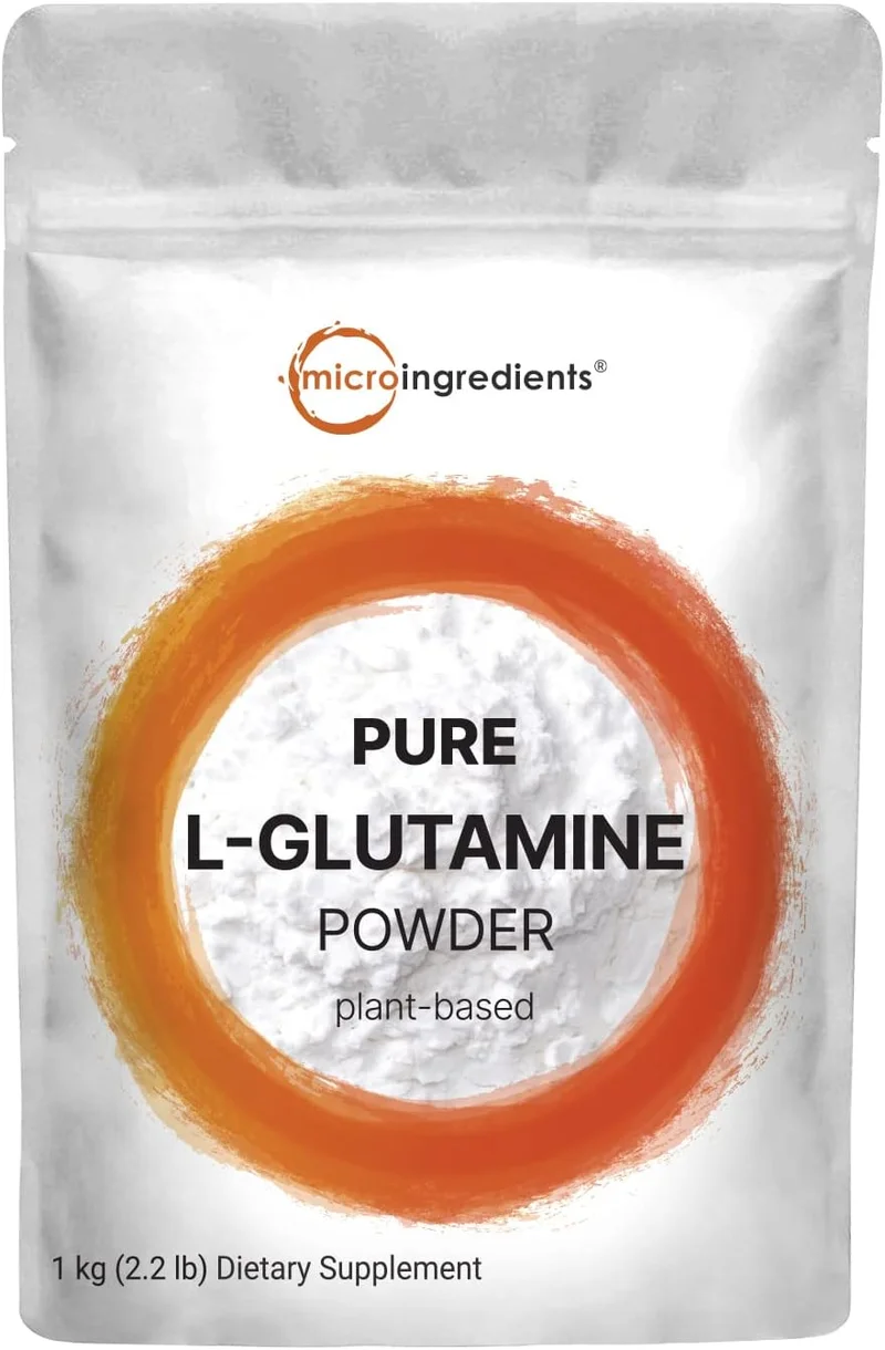 Micro Ingredients L-Glutamine Powder 1Kg - Rank 6 in Best Glutamine Supplement of 2025