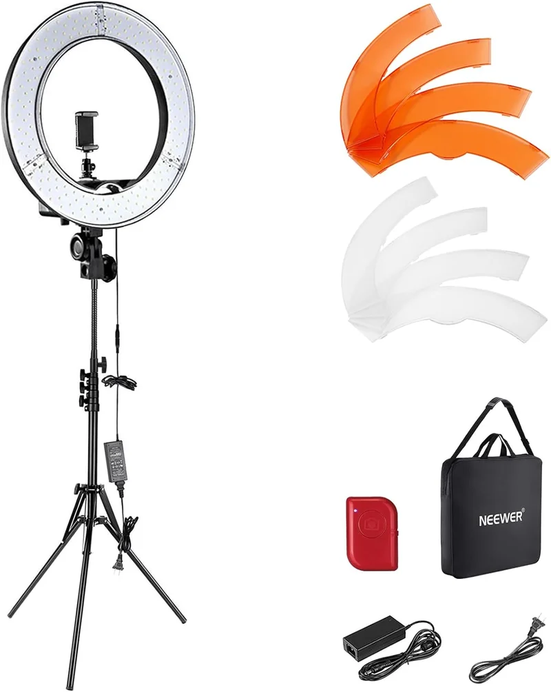 Neewer 18" LED Ring Light Kit - Rank 5 in Best Ring Light of 2025