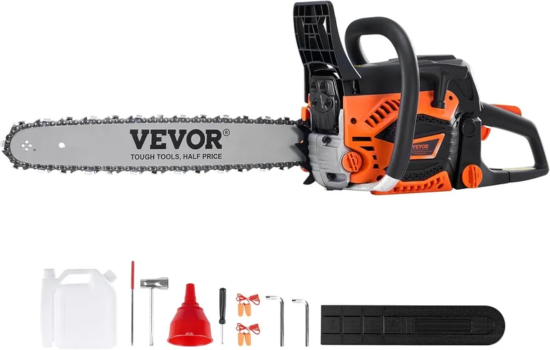 VEVOR 52CC Gas Chainsaw 18 Inch - Rank 10 in Chainsaws of 2025