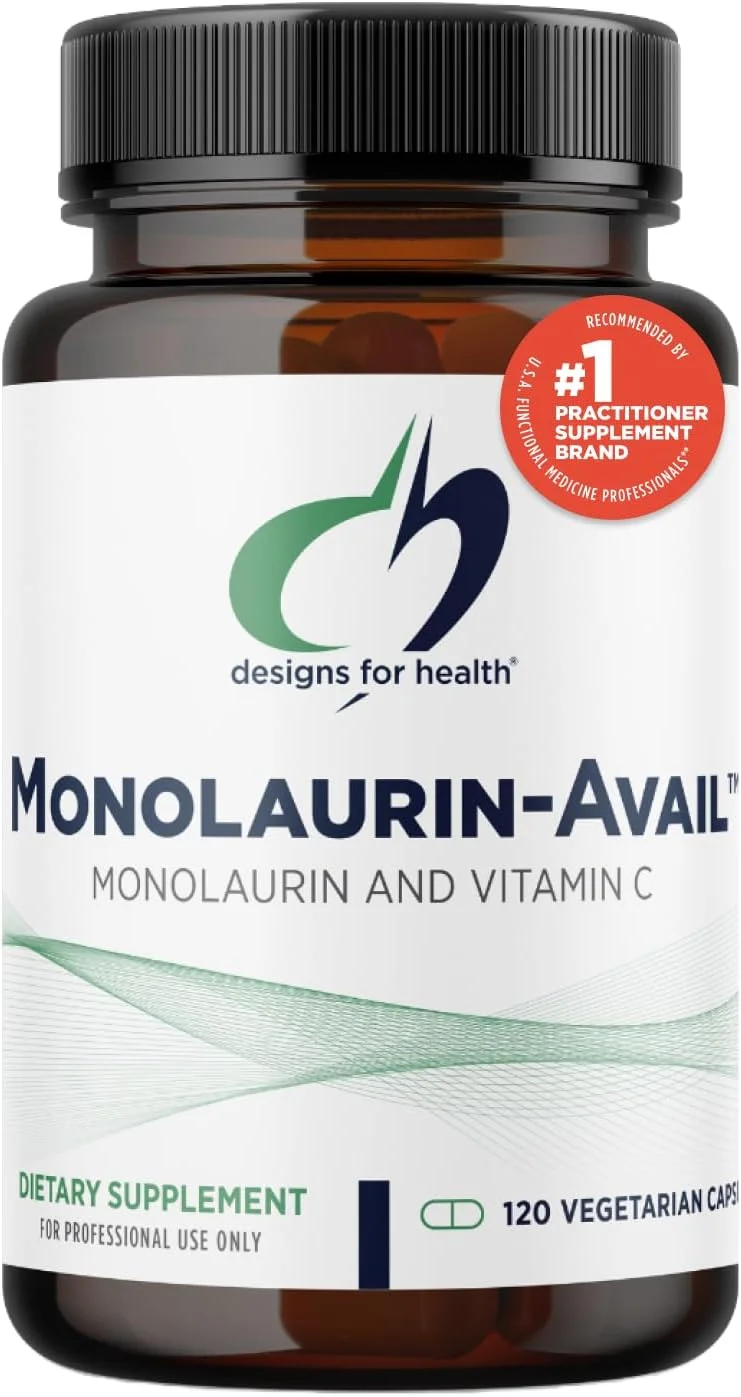 Designs for Health Monolaurin-Avail Immune Support Supplement - Rank 3 in Best Sunflower Lecithin of 2025
