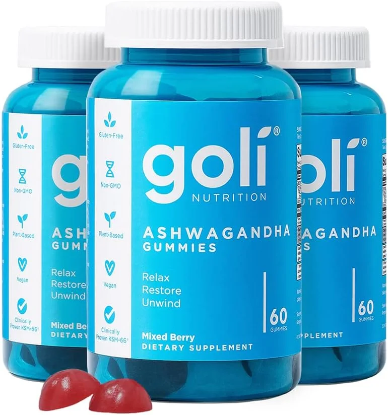 Goli Ashwagandha & Vitamin D Gummies - Rank 1 in Best Ashwagandha of 2025
