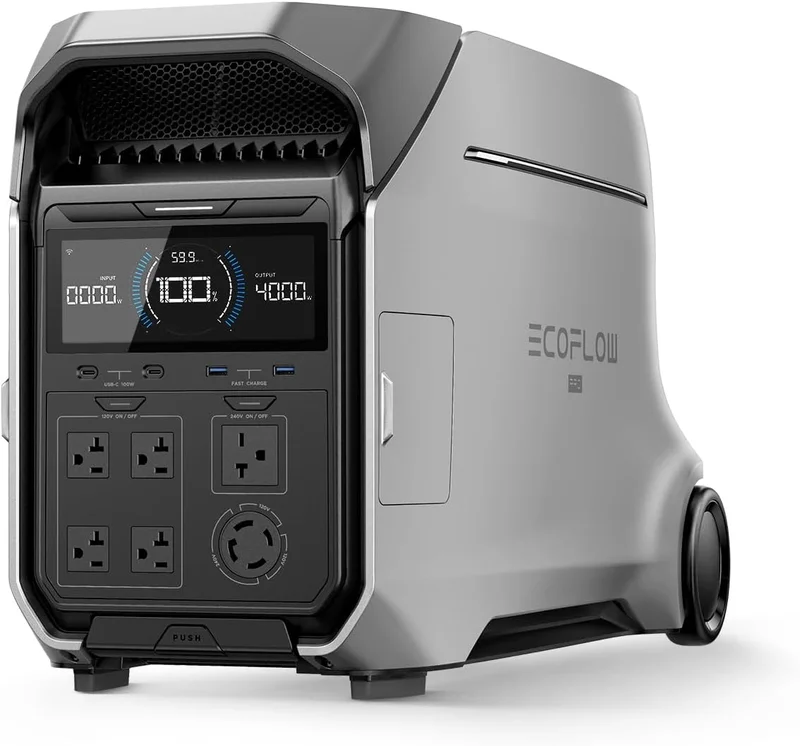 EF ECOFLOW DELTA Pro 3 Portable Power Station - Rank 5 in Best Home Power Backup of 2025