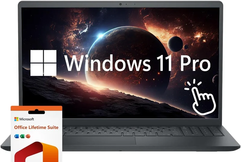 Dell Touchscreen 15.6" Laptop, Intel i7, 32GB RAM, 1TB SSD - Rank 4 in Best Dell Laptop of 2025