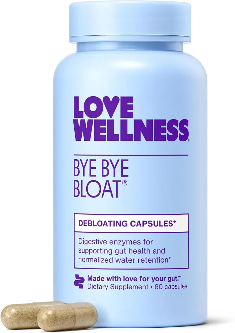 Bye Bye Bloat Digestive Enzymes - Rank 9 in Best Water Retention Pills of 2025