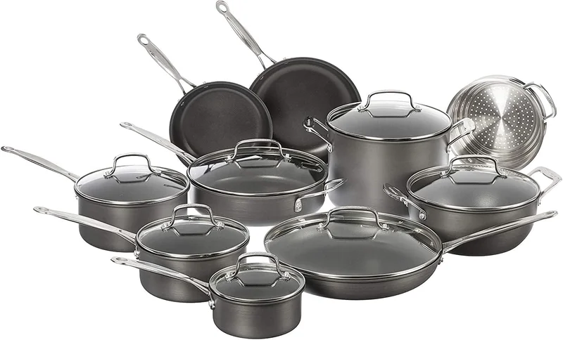 Cuisinart Chef's Classic 17-Piece Nonstick Cookware Set - Rank 7 in Best Cookware Sets of 2025