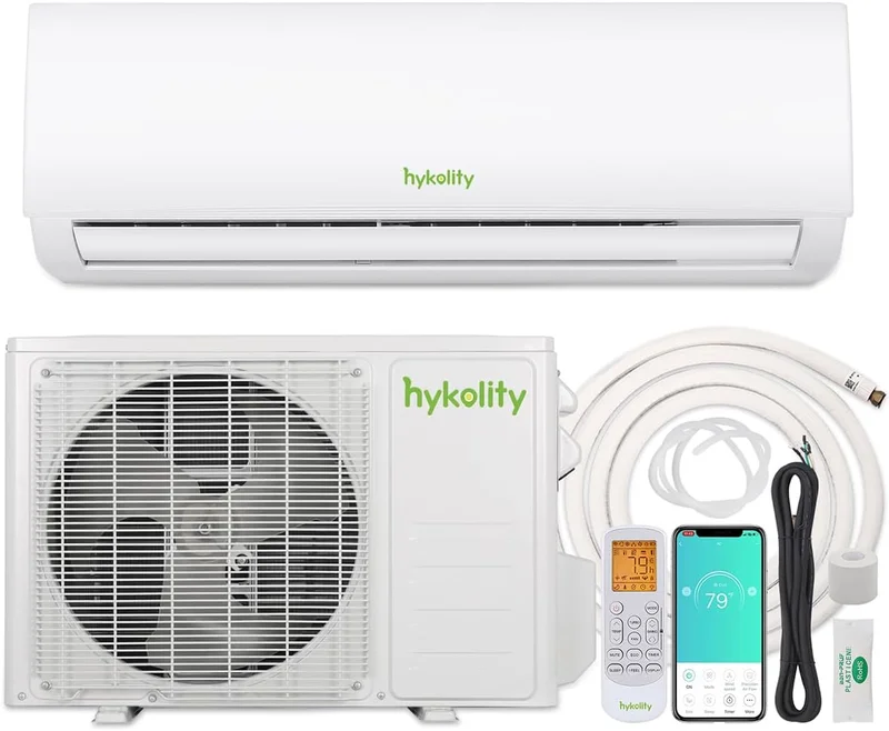 Hykolity 12,000 BTU Wifi Mini Split AC & Heater - Rank 7 in Best Mini Split Ac of 2025