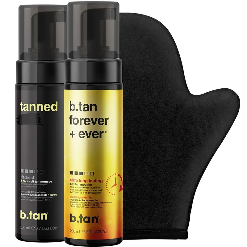 B.TAN Dark Self Tan Kit Bundle - Rank 3 in Best Tanning Kit of 2025