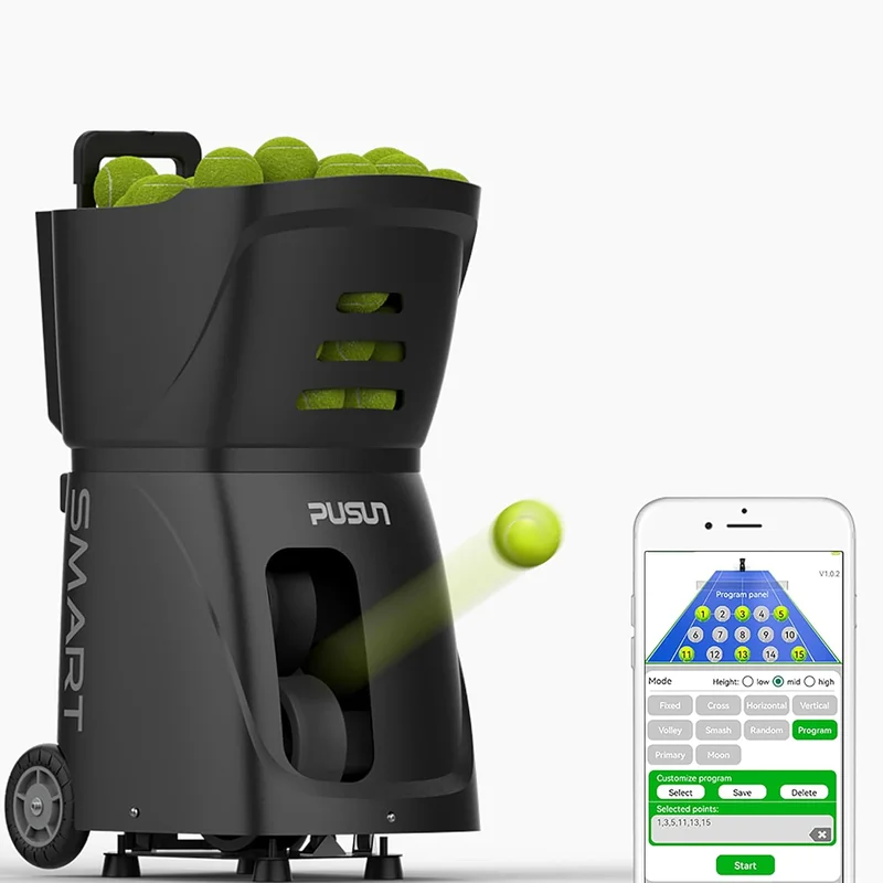PUSUN PT-Smart Tennis Ball Machine - Rank 3 in Best Tennis Ball Launcher of 2025