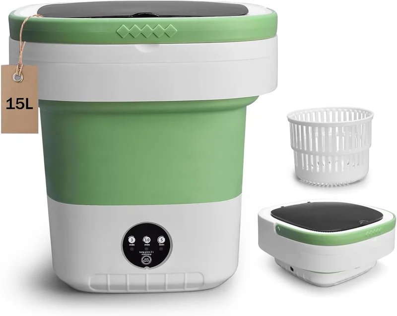 OOBILA Portable Mini Washing Machine - Rank 2 in Best Mini Washing Machine of 2025