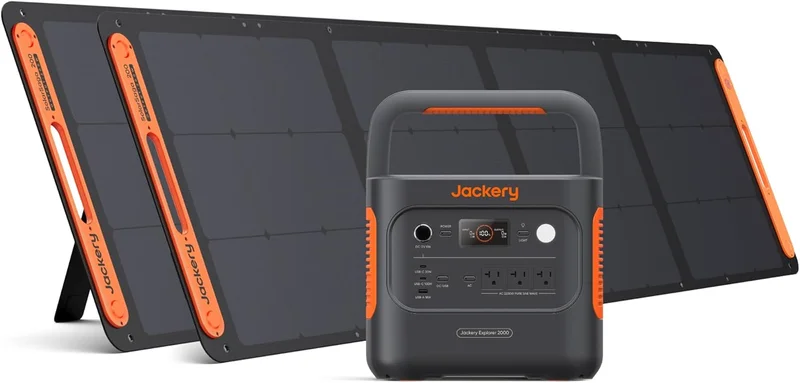 Jackery Solar Generator 2000 v2 with Solar Panels - Rank 2 in Best Generators of 2025