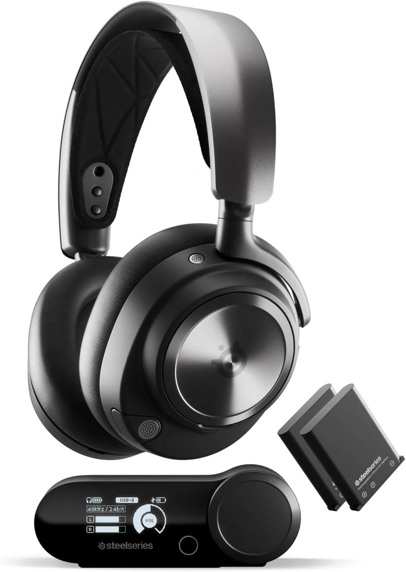 SteelSeries Arctis Nova Pro Wireless Gaming Headset - Rank 1 in Best Xbox Series X Headset of 2025