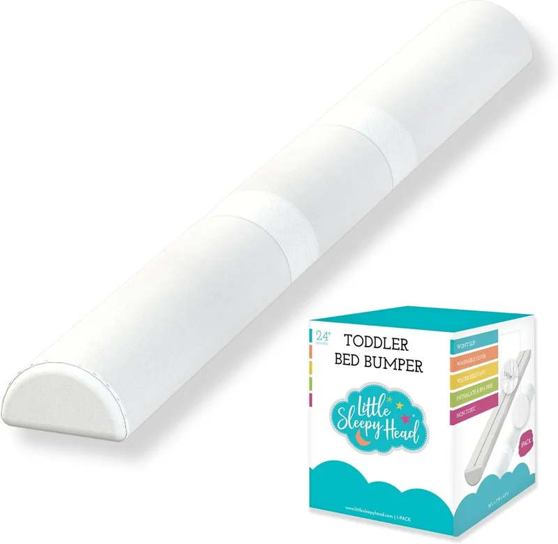 Little Sleepy Head Toddler Bed Bumper - Rank 3 in Best Bed Rail For Toddlers of 2025