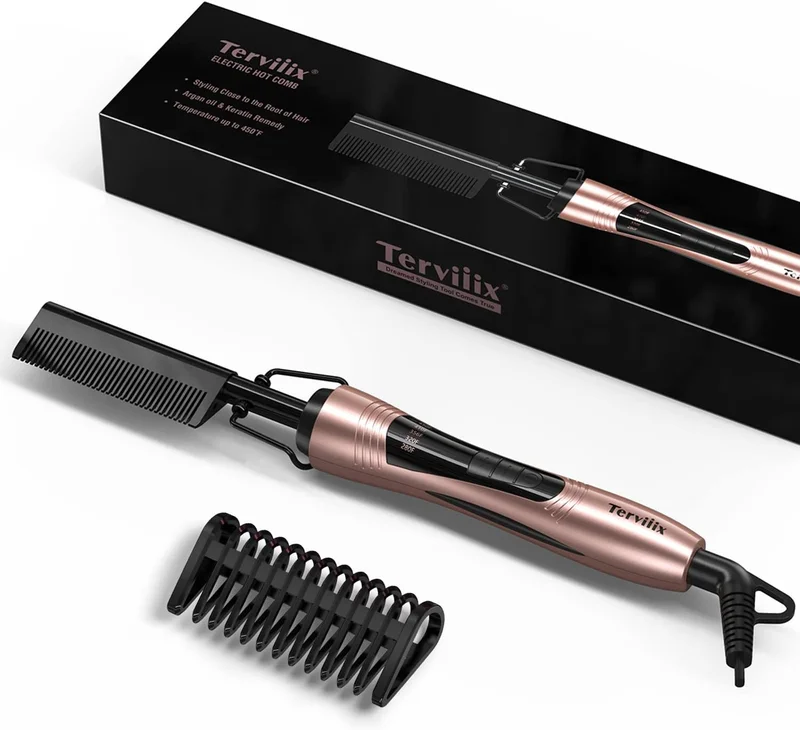 Terviiix Electric Hot Comb for Hair - Rank 8 in Best Hot Comb of 2025