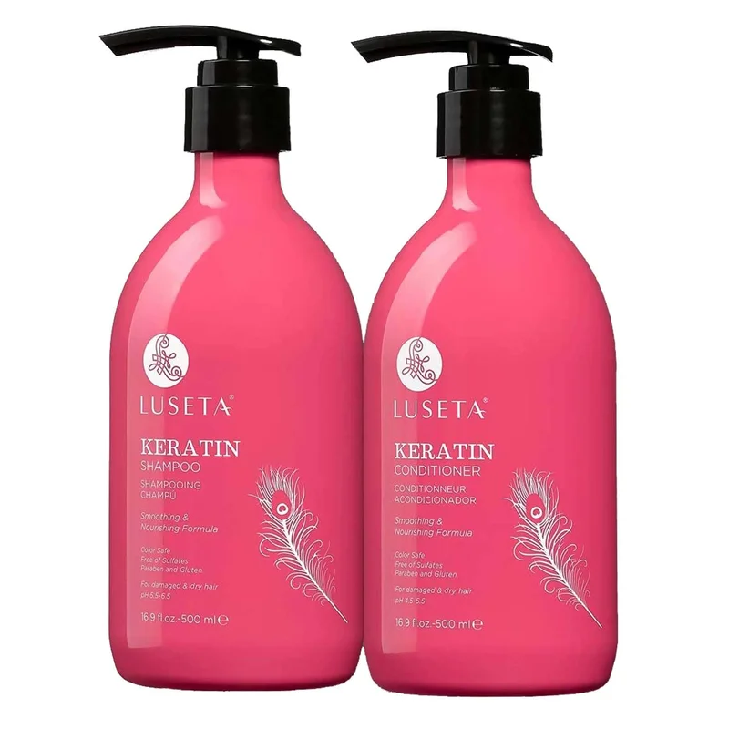 Luseta Keratin Shampoo and Conditioner Set - Rank 3 in Best Keratin Hair Treatment of 2025