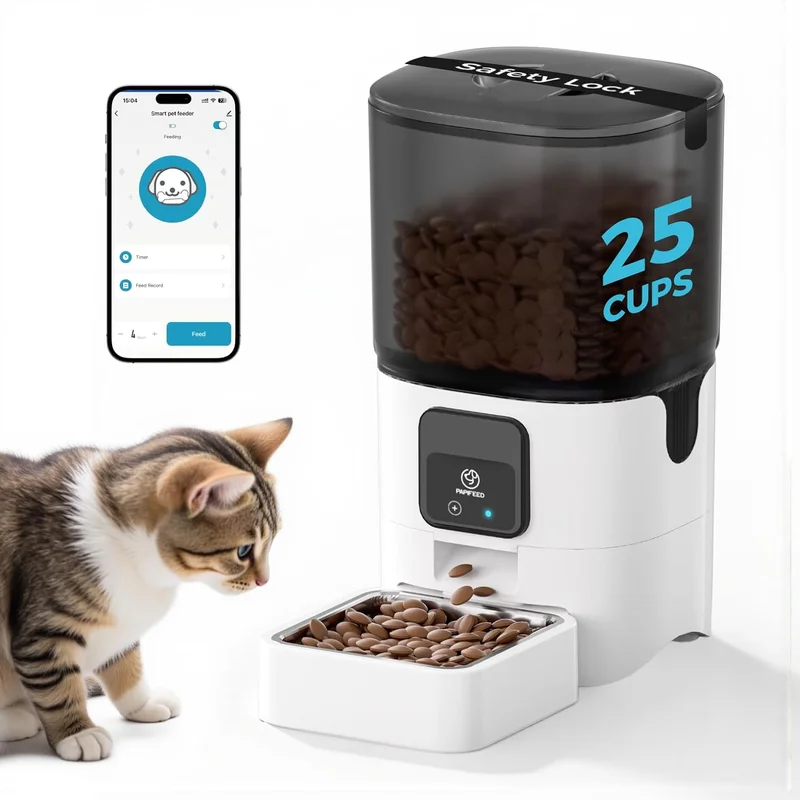 PAPIFEED Smart Automatic Pet Feeder with WiFi - Rank 5 in Best Automatic Cat Feeder of 2025
