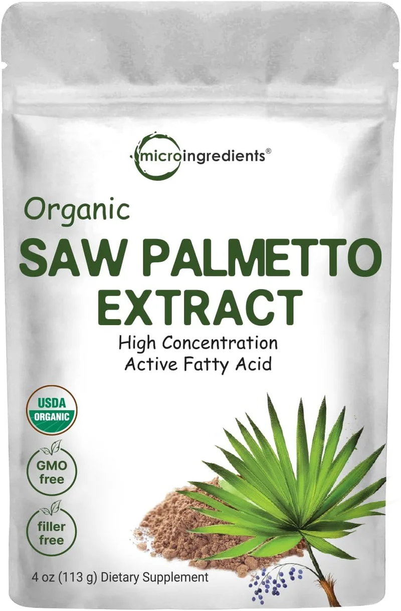 Organic Saw Palmetto Prostate Supplement - Rank 5 in Best Saw Palmetto of 2025