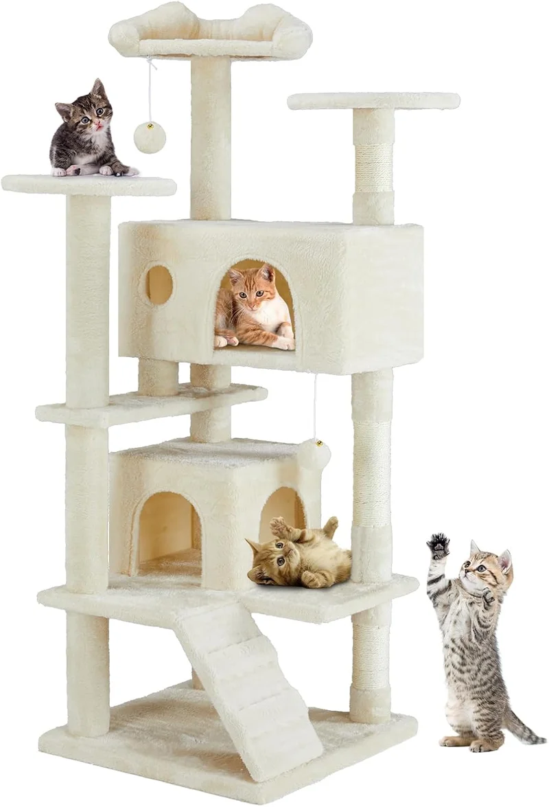 DUMOS 54-inch Cat Tree Tower - Rank 8 in Best Cat Tree of 2025