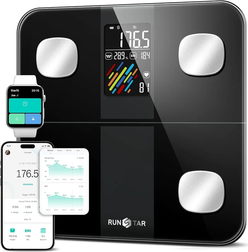 Runstar Smart Body Composition Scale - Rank 4 in Best Smart Scale of 2025