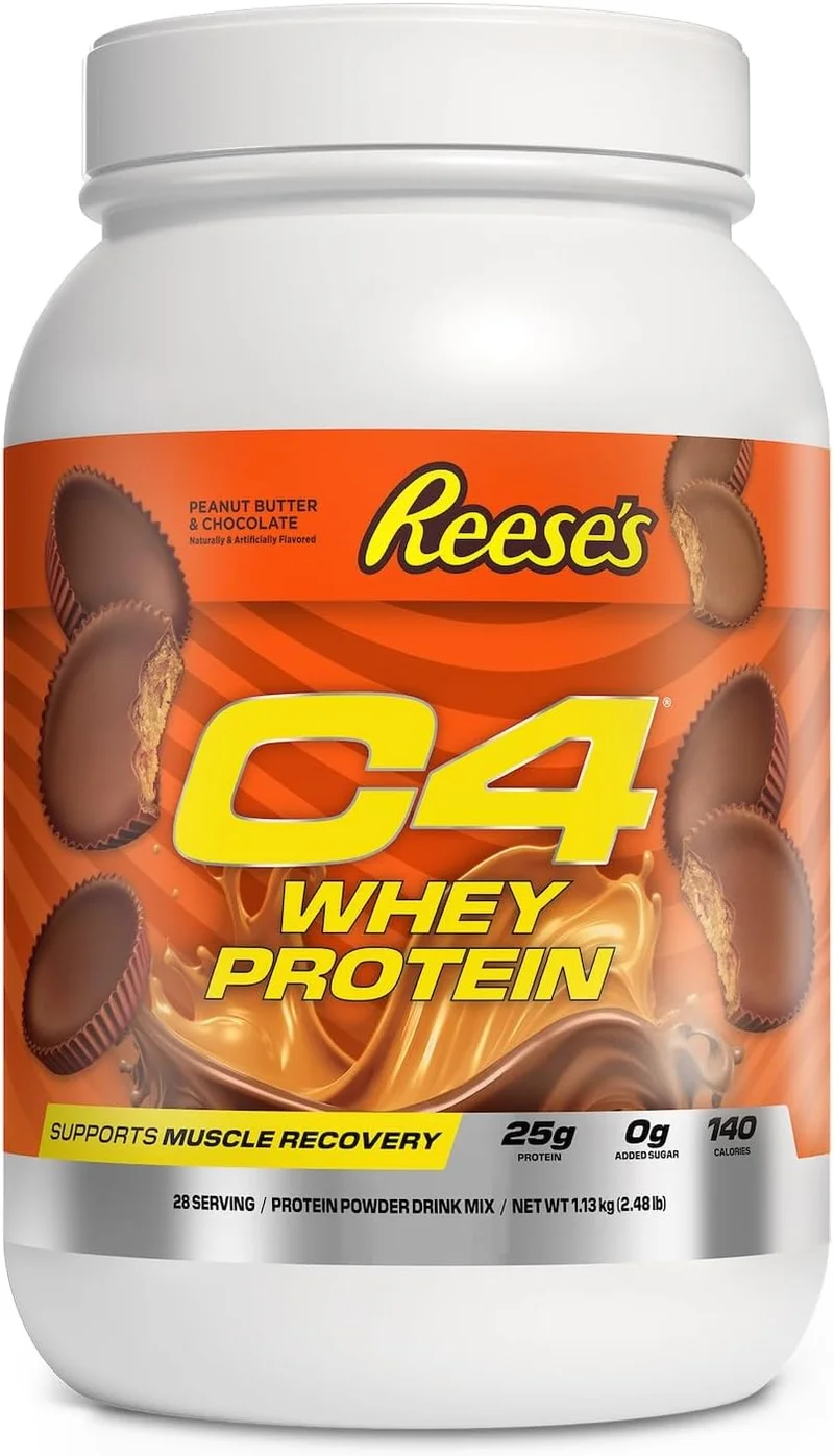 Cellucor C4 Whey Protein, Reese's Flavor - Rank 7 in Best Whey Protein Powders of 2025