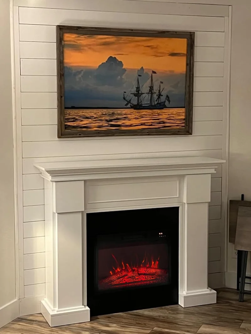 Cloud Mountain 55 Inch Electric Fireplace - Rank 10 in Best Electric Fireplace With Mantel of 2025