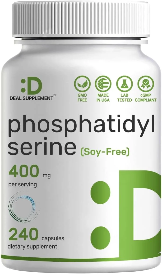 Phosphatidylserine 400mg Soy-Free Supplement - Rank 4 in Best Sunflower Lecithin of 2025