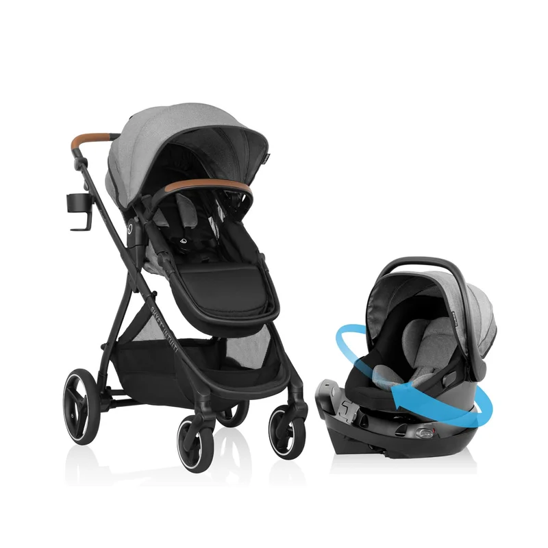 Evenflo Shyft Travel System with Revolve180 Car Seat - Rank 6 in Best Travel System Stroller of 2025