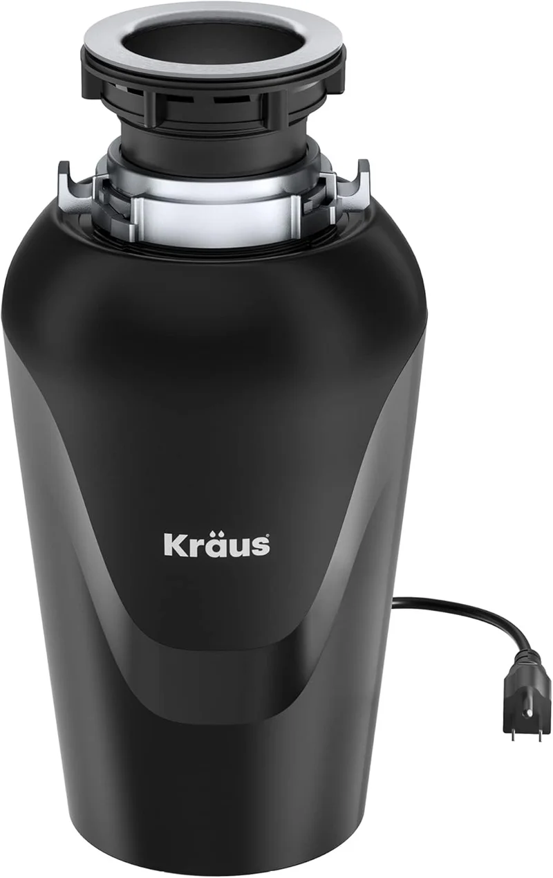 Kraus WasteGuard 3/4 HP Garbage Disposal KWD100-75MBL - Rank 9 in Best Garbage Disposal of 2025
