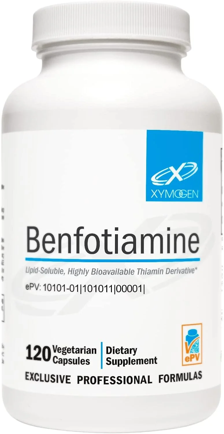 XYMOGEN Benfotiamine 300mg - Thiamine B1 Supplement for Health - Rank 6 in Best Thiamine of 2025