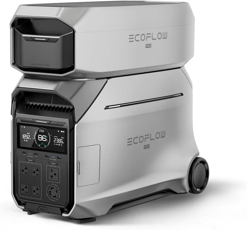 EF ECOFLOW DELTA Pro 3 with Extra Battery - Rank 3 in Best Ecoflow Delta of 2025