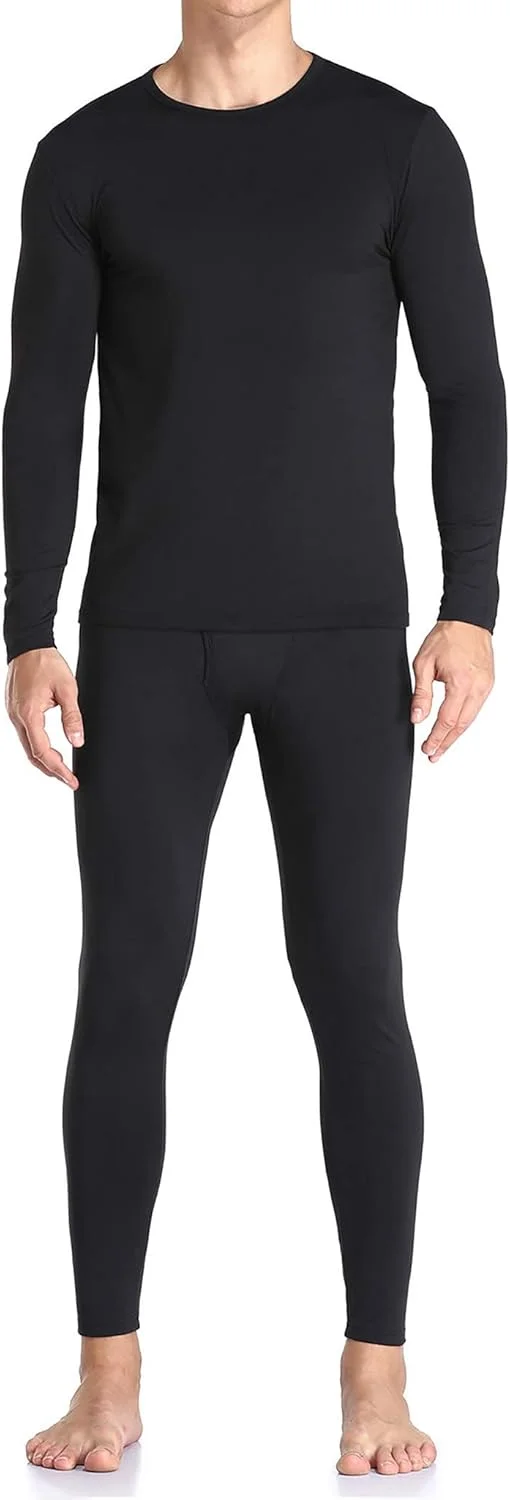 WEERTI Men's Fleece-Lined Thermal Underwear Set - Rank 8 in Best Long Underwear For Men of 2025