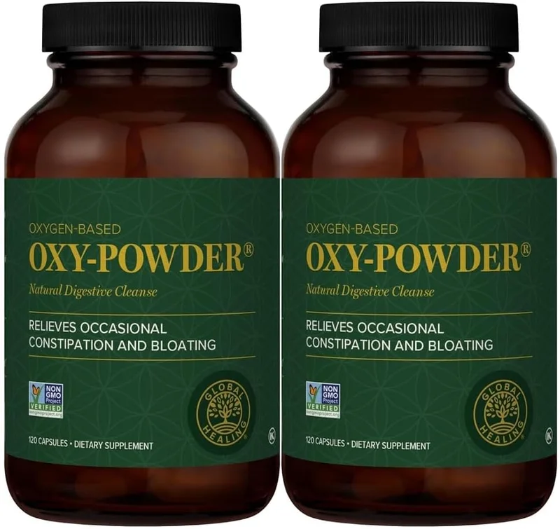 Global Healing Center Oxy-Powder Colon Cleanse Detox - Rank 2 in Best Colon Cleanse of 2025