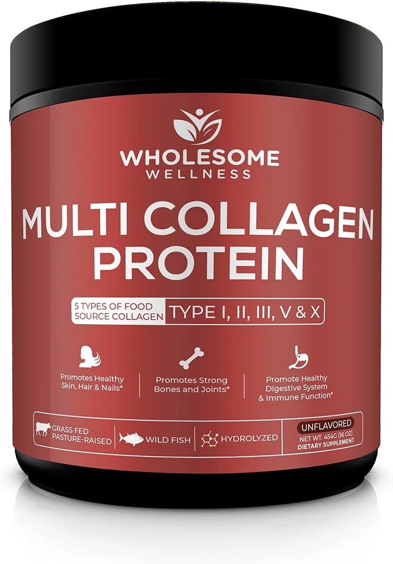 Wholesome Wellness Multi Collagen Protein Powder - Rank 7 in Best Bone Broth Protein of 2025