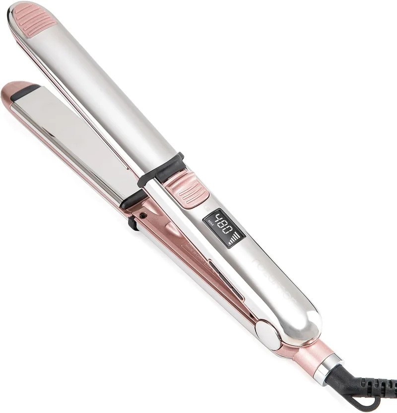 Rozamor Titanium Ionic Hair Styler - Rank 9 in Best Flat Iron For Thick Hair of 2025