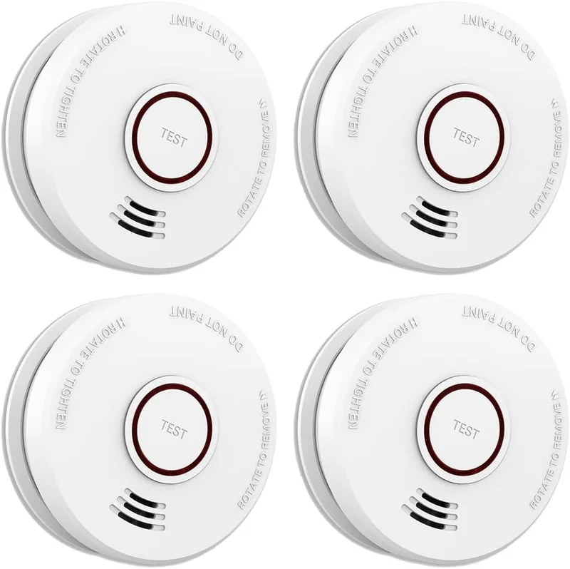 LSHOME Smoke Detector Fire Alarm 4 Pack - Rank 9 in Best Smoke Detector of 2025
