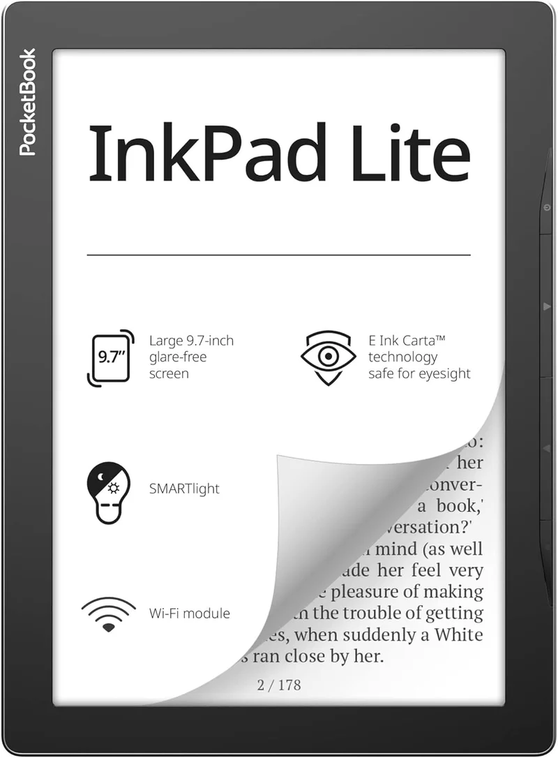 PocketBook InkPad Lite E-Book Reader - Rank 6 in Best E Reader of 2025